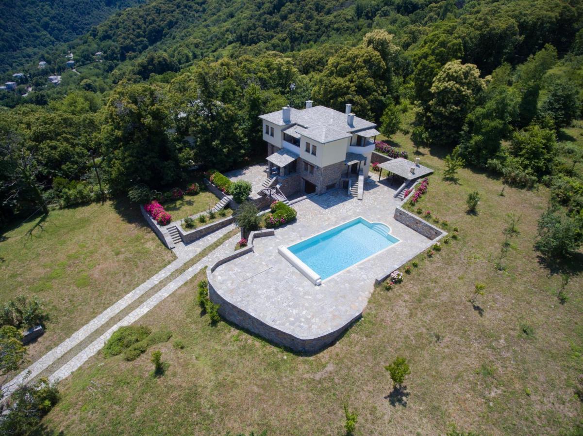 Luxury Villa With Pool In Tsagarada Exterior foto