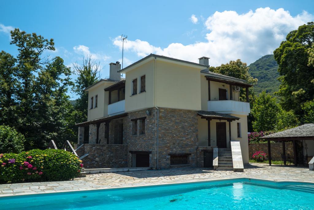 Luxury Villa With Pool In Tsagarada Exterior foto